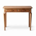 Mesa de madeira com duas gavetas dimensões 120 x 60 x 75cm cor natural
